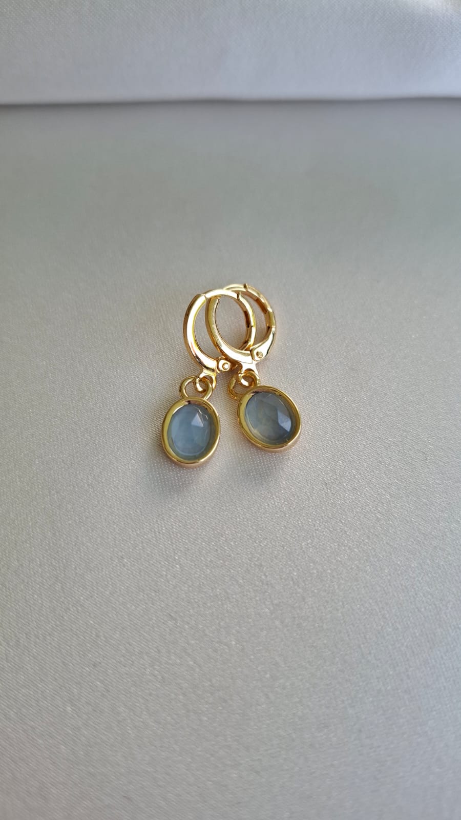 ARETES CUARZOS FACETADOS