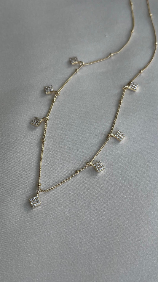 COLLAR 7 ROMBOS PAVE