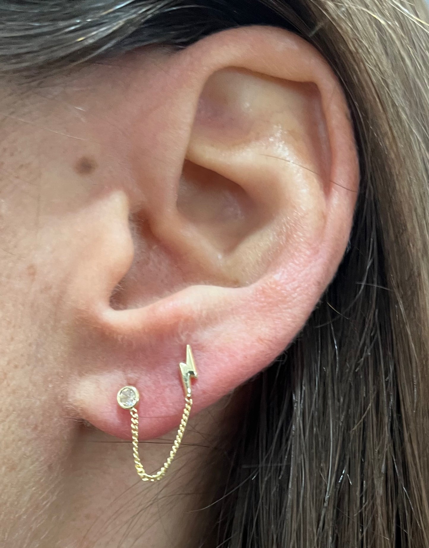 PIERCING RAYO Y CIRCONIA
