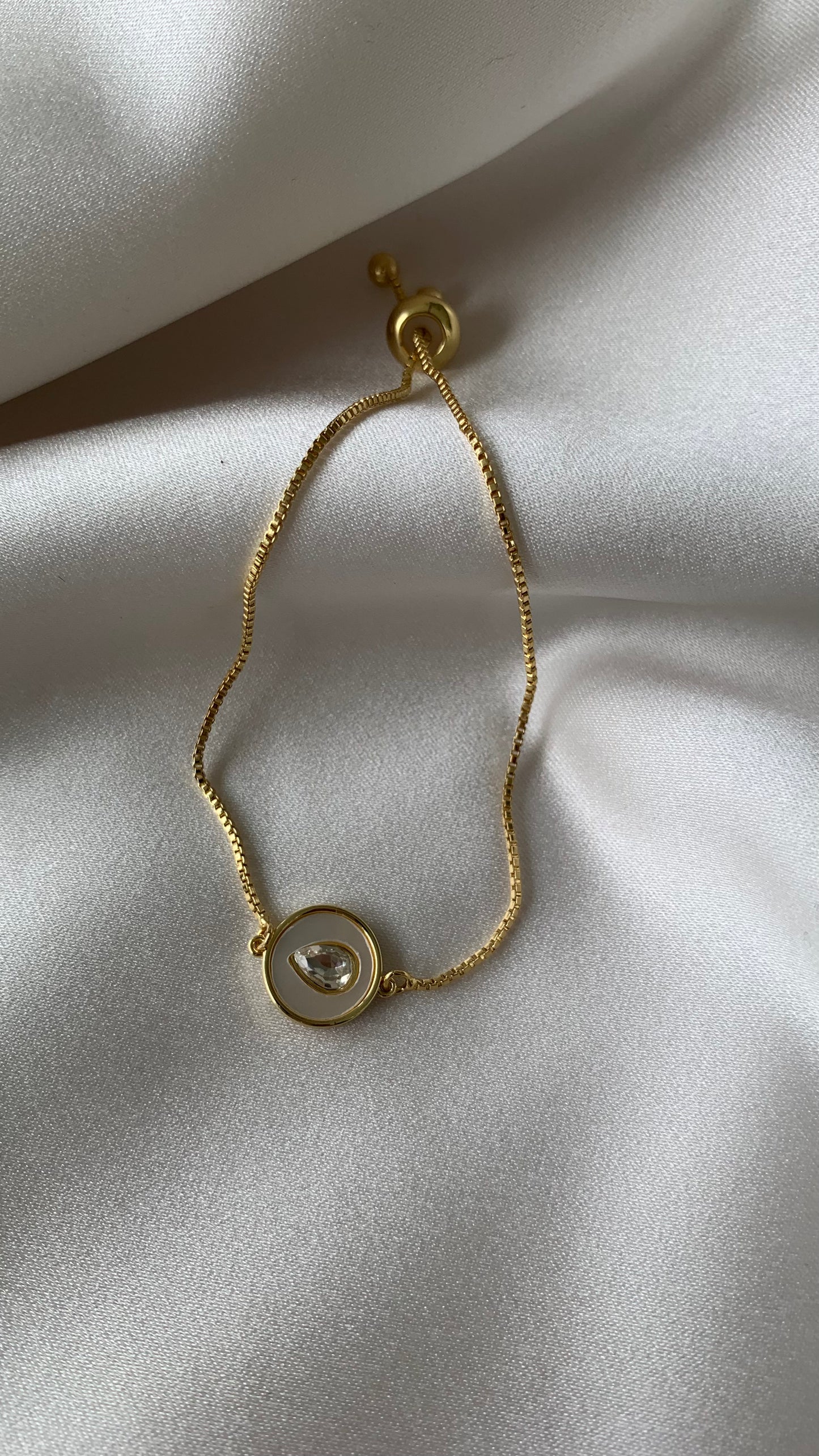 PULSERA MONEDA MADRE PERLA