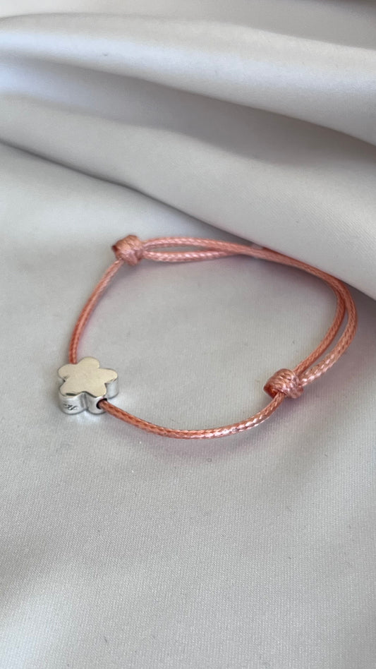 PULSERA FLOR CORDÓN