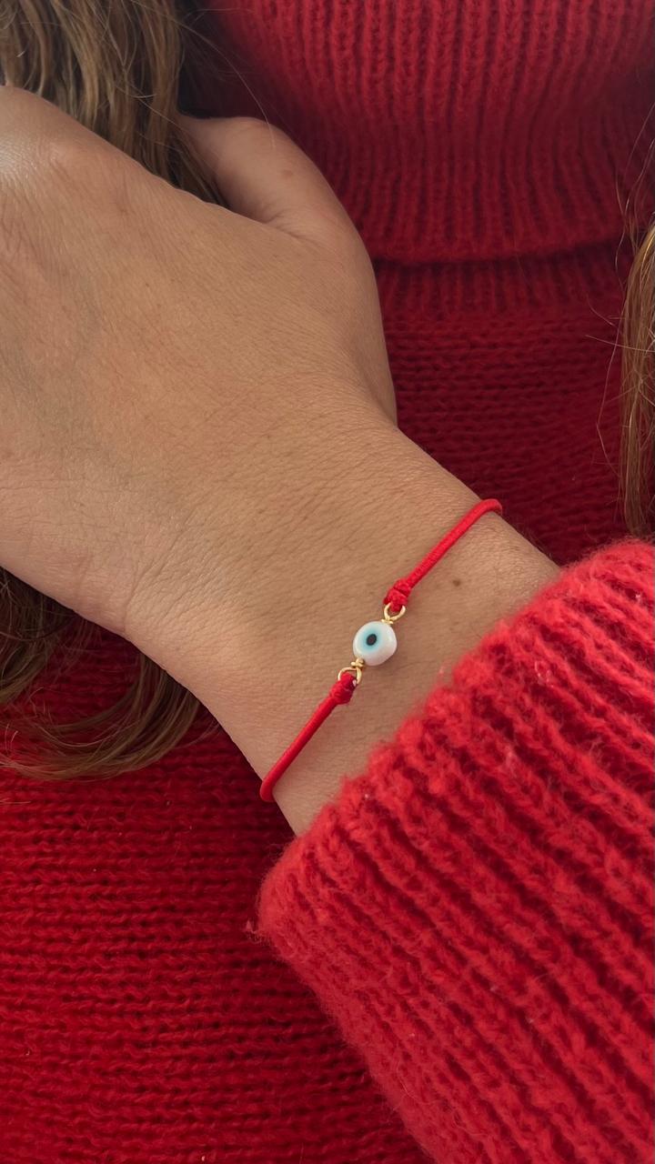PULSERA OJO LACE RED