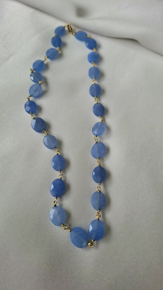 COLLAR JADE AZUL