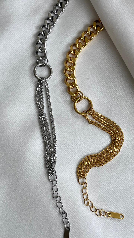 PULSERA TRIPLE Y CADENA