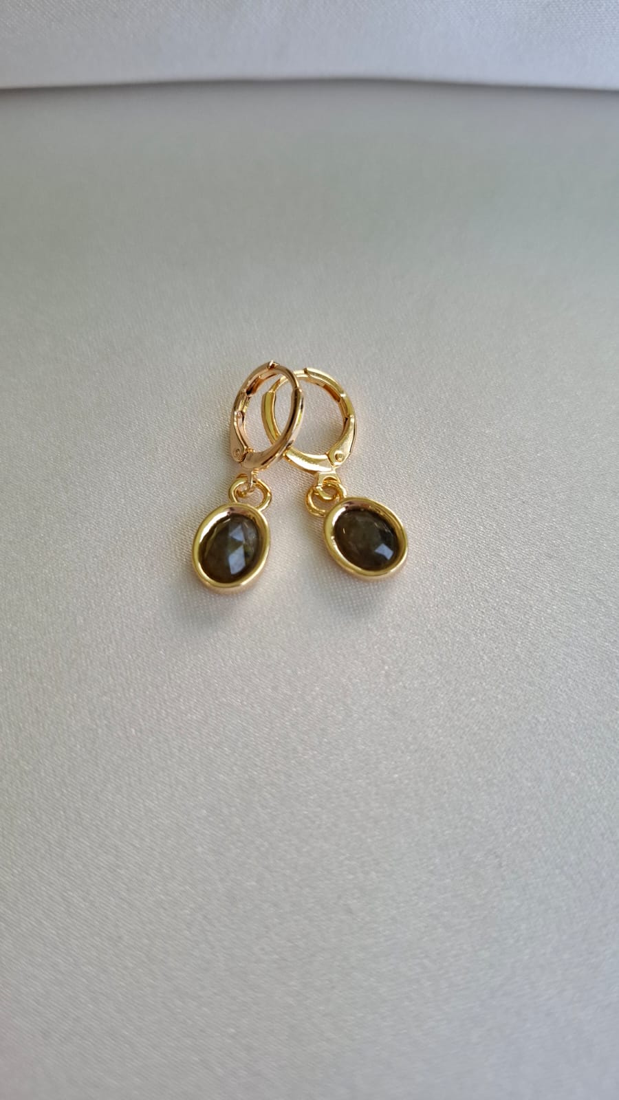 ARETES CUARZOS FACETADOS