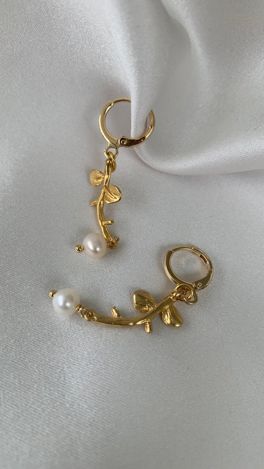 ARETES TALLO Y PERLA
