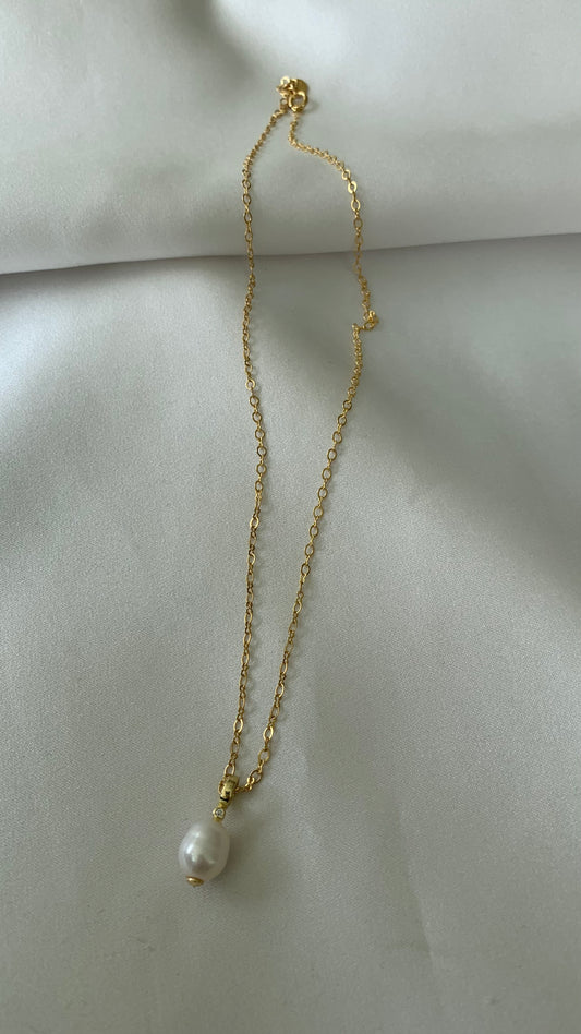 COLLAR PERLA CIRCONIA