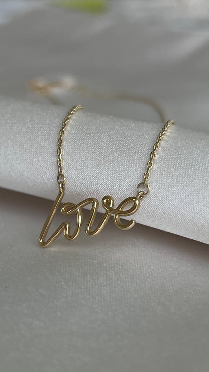 COLLAR DIJE LOVE RUTI