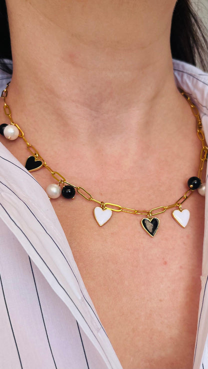 COLLAR CORAZONES CUORE
