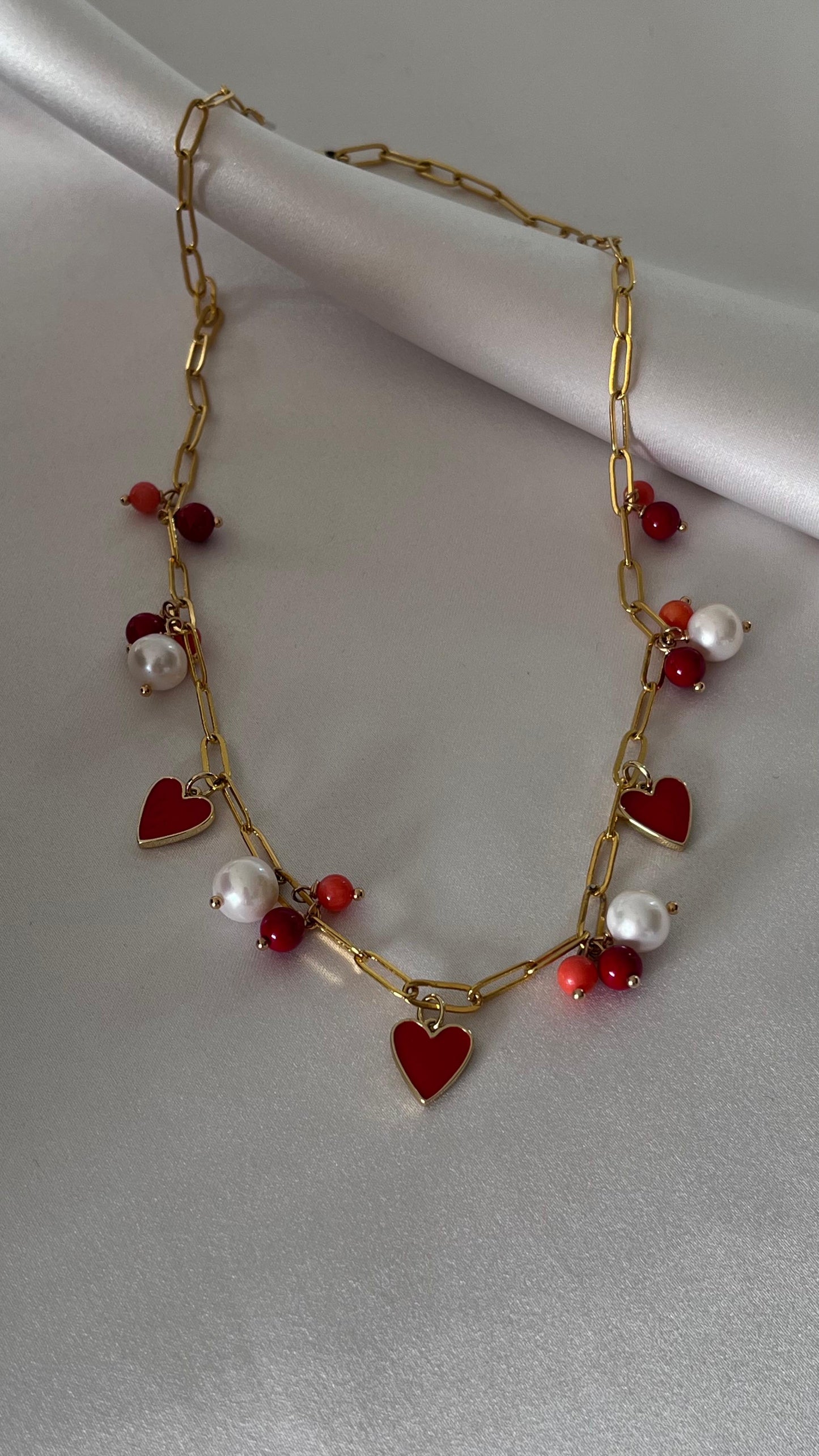 COLLAR CORAZONES CUORE