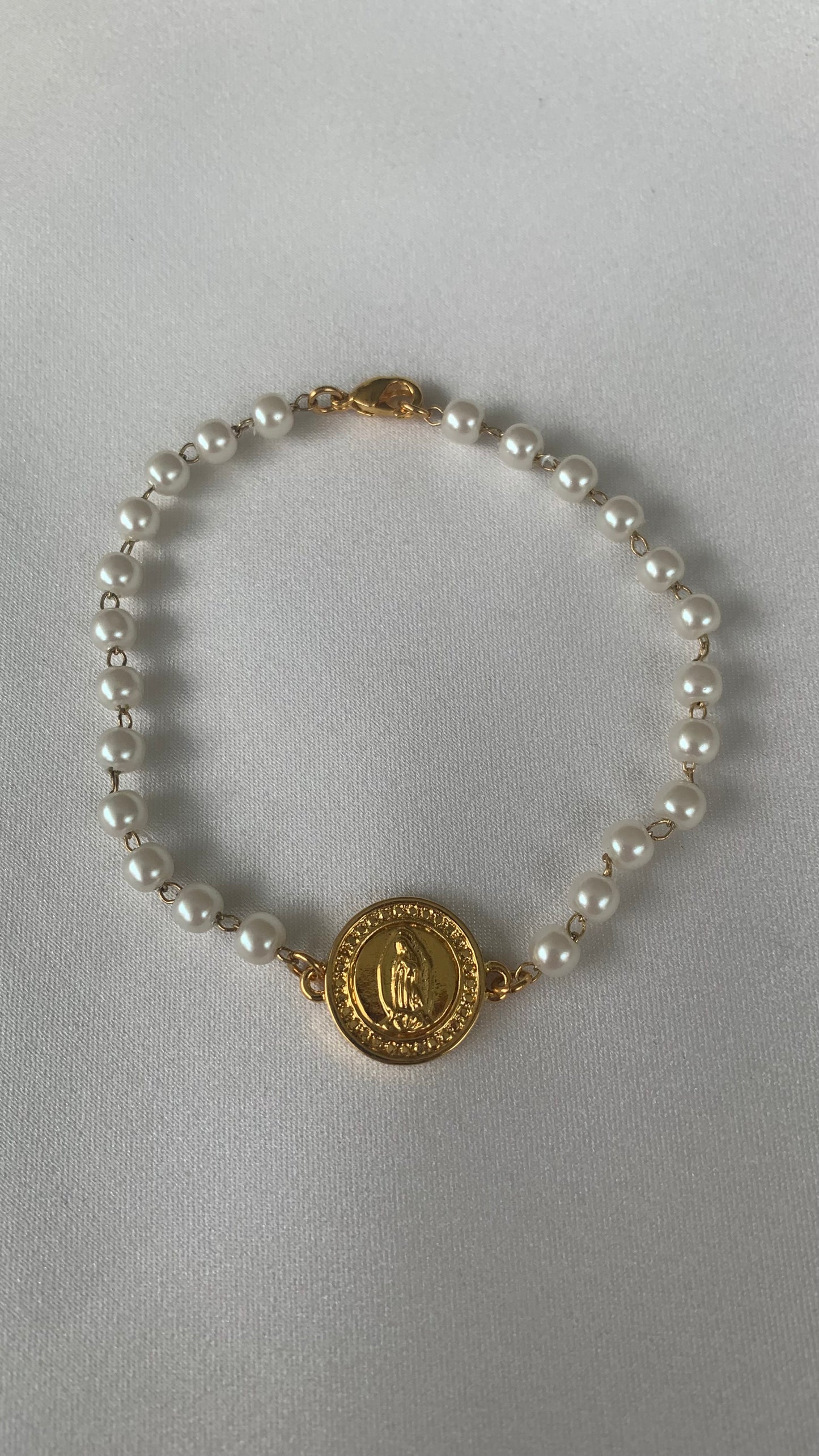 PULSERA PERLAS VIRGEN