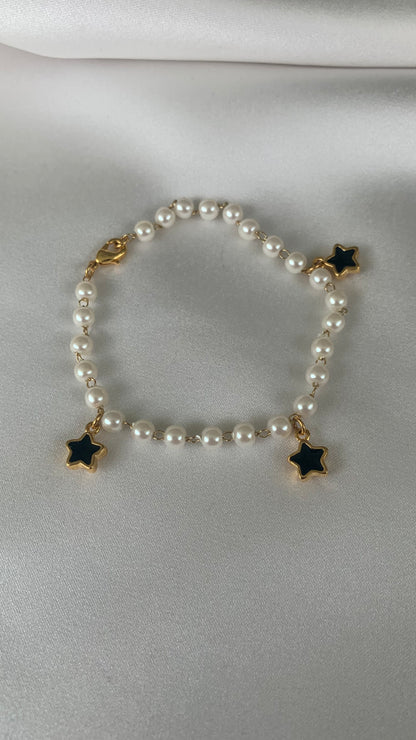 PULSERA PERLAS ESTRELLAS