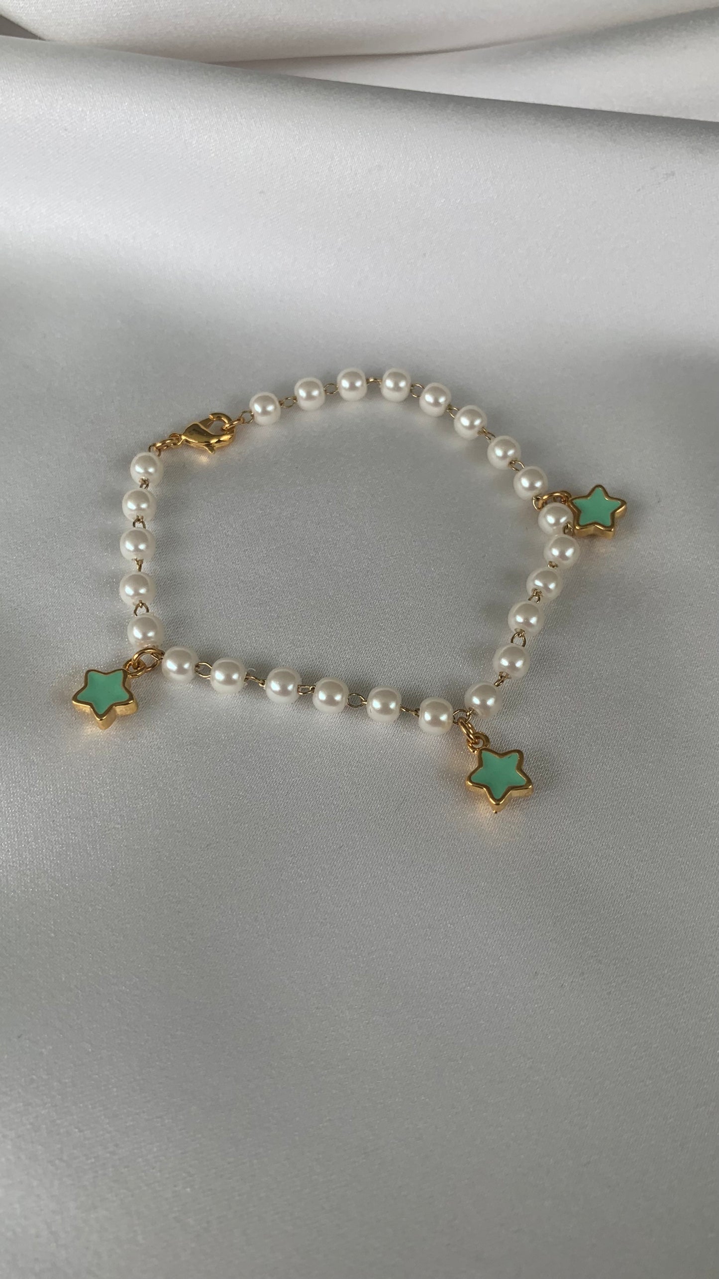 PULSERA PERLAS ESTRELLAS