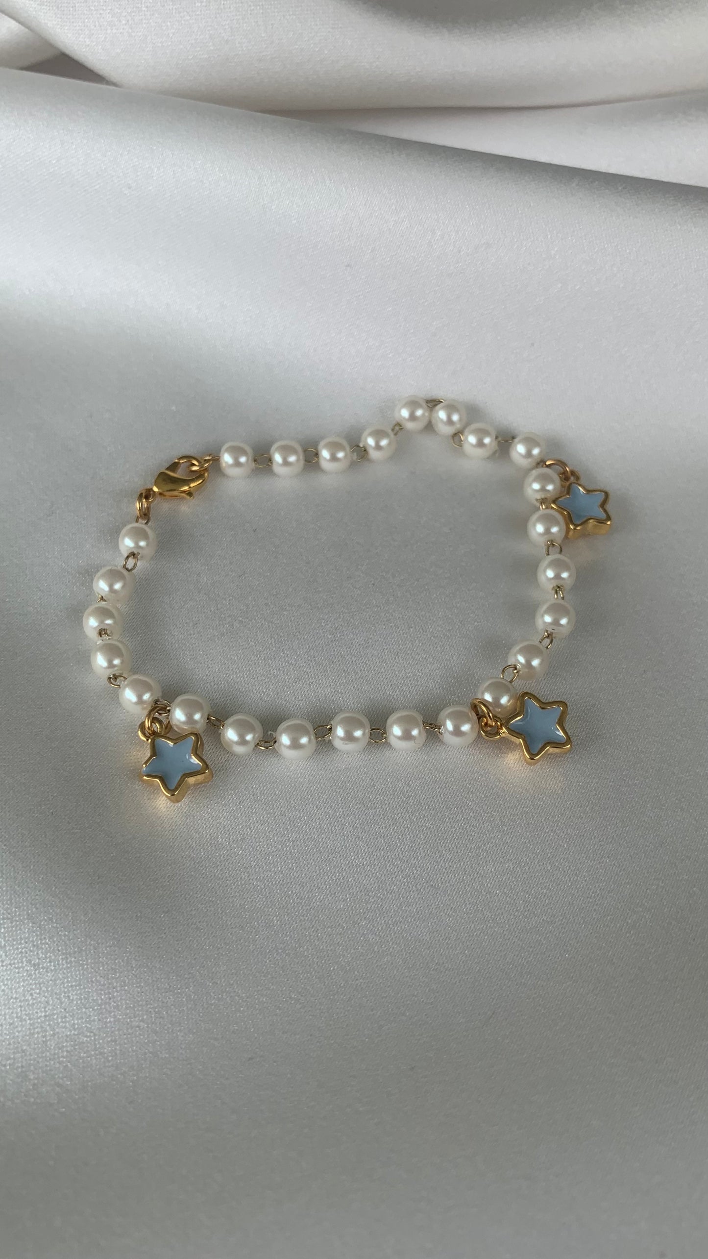PULSERA PERLAS ESTRELLAS