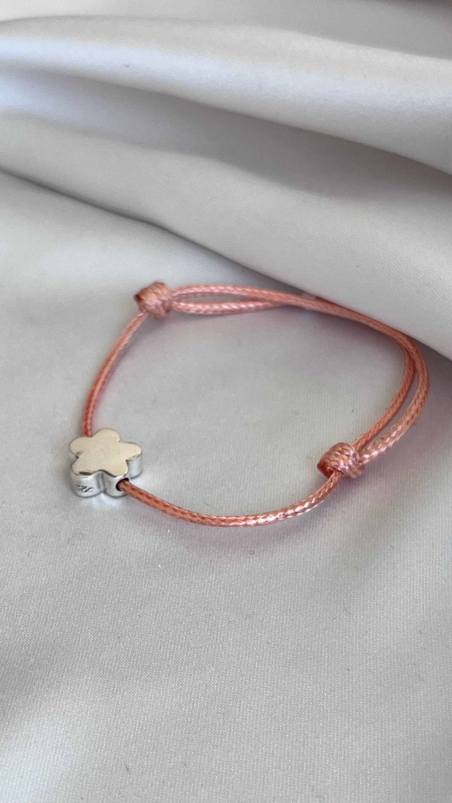 PULSERA FLOR CORDÓN
