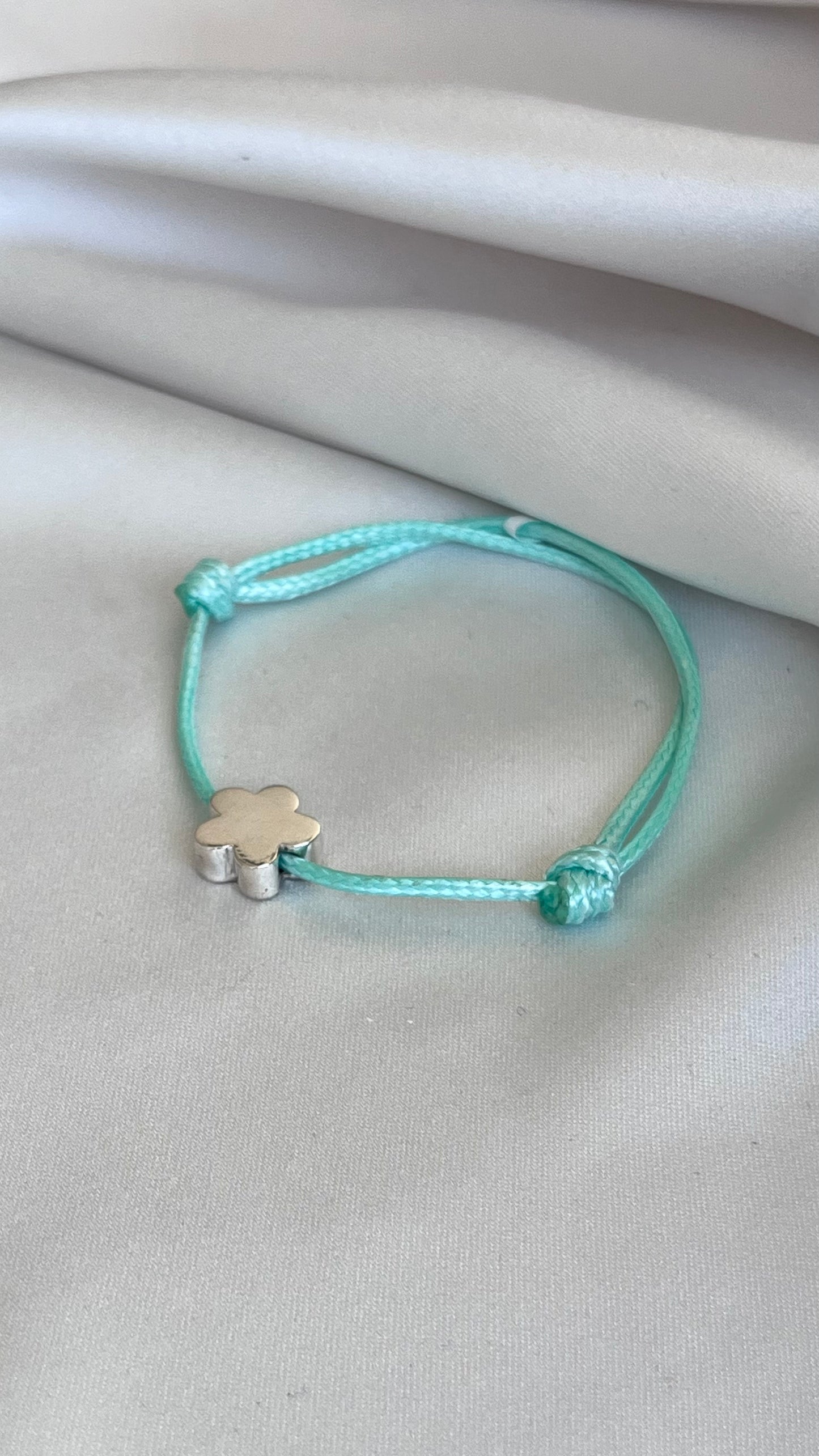 PULSERA FLOR CORDÓN