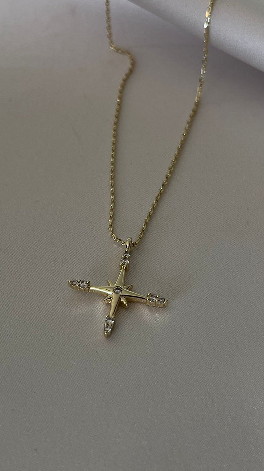 COLLAR CRUZ CIRCONIAS