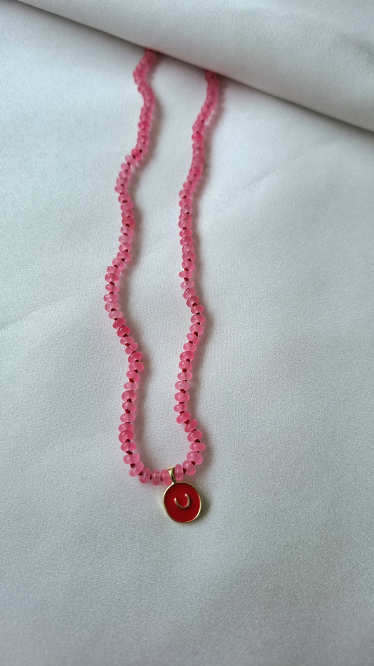 COLLAR CUARZOS ROSAS