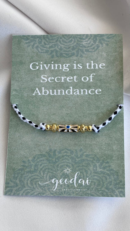 PULSERA GOOD VIBES TEJIDA