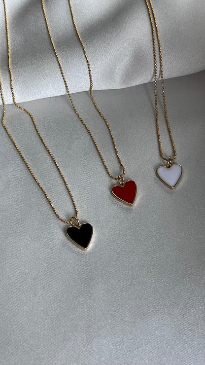 COLLAR DIJE CORAZÓN MEDIANO