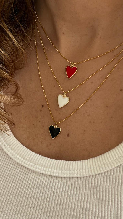 COLLAR DIJE CORAZÓN MEDIANO
