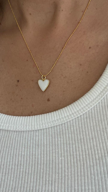 COLLAR DIJE CORAZÓN MEDIANO