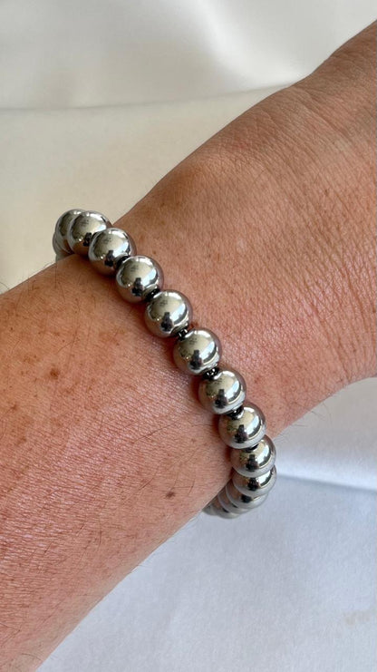 PULSERA ACERO BOLAS