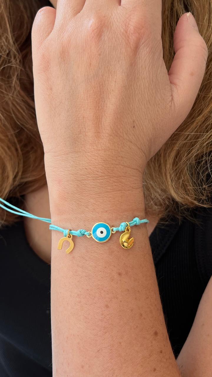 PULSERA LUCKY CHARMS OJO