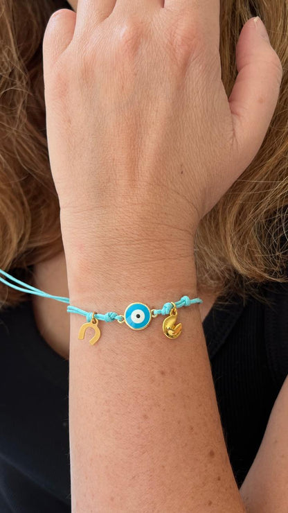 PULSERA LUCKY CHARMS OJO