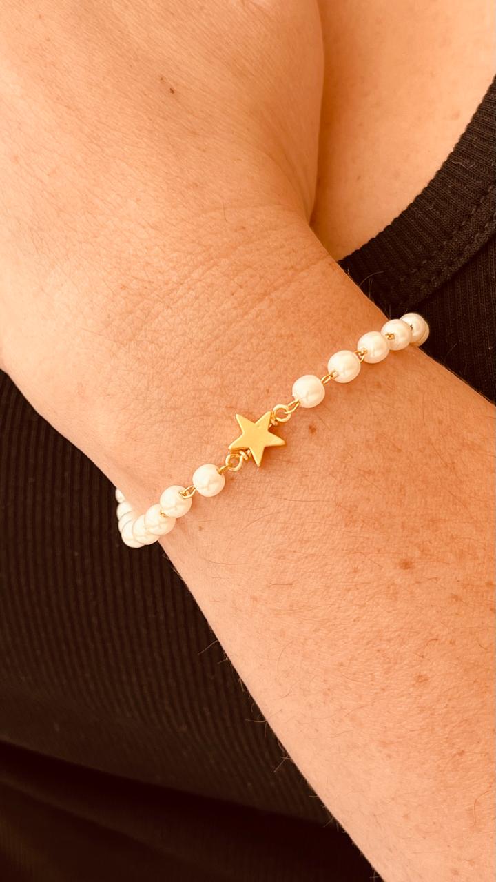 PULSERA PERLA SINTÉTICA