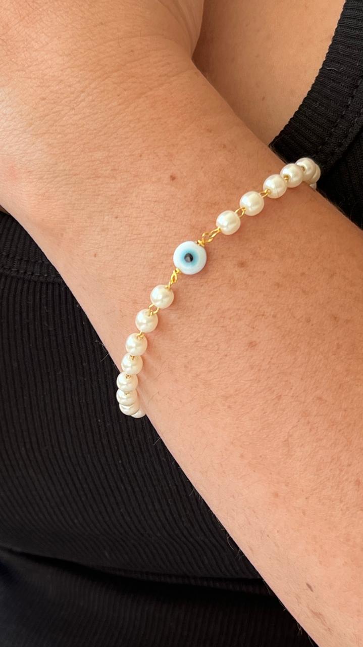 PULSERA PERLA SINTÉTICA