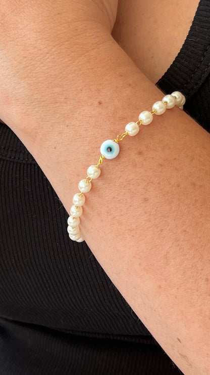 PULSERA PERLA SINTÉTICA