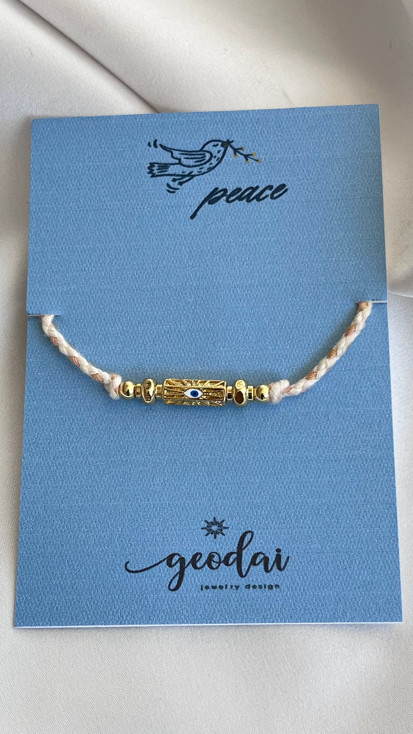 PULSERA GOOD VIBES TEJIDA