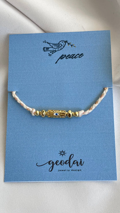 PULSERA GOOD VIBES TEJIDA