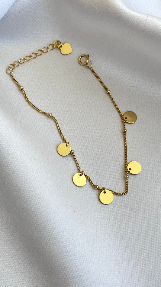 PULSERA LUCKY MONEDAS