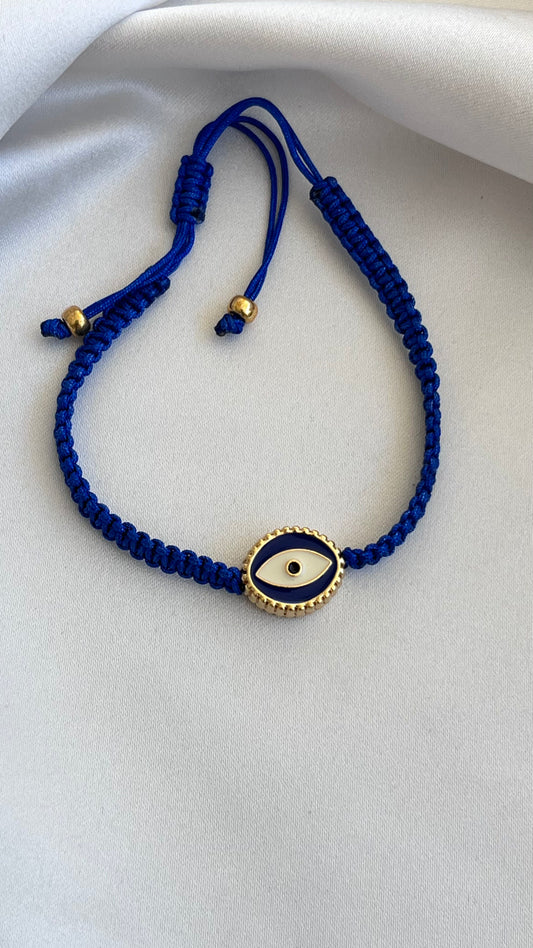 PULSERA OJO AZUL TEJIDO